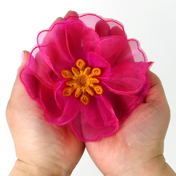 3D Organza Peony (Freestanding Organza) - Image 4
