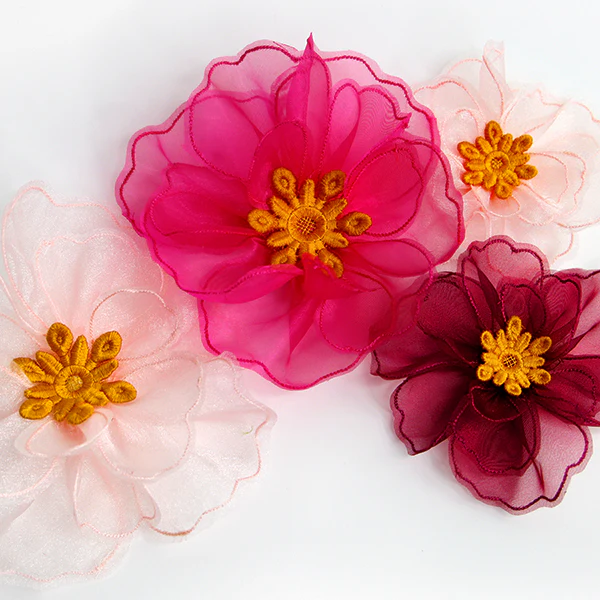 3D Organza Peony (Freestanding Organza) - Image 7