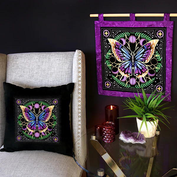 A Celestial Butterfly Squares Design Pack - Image 4