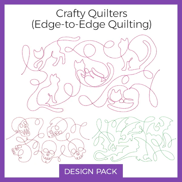 A Crafty Quilters (Edge-to-Edge Quilting) Design Pack - Image 25