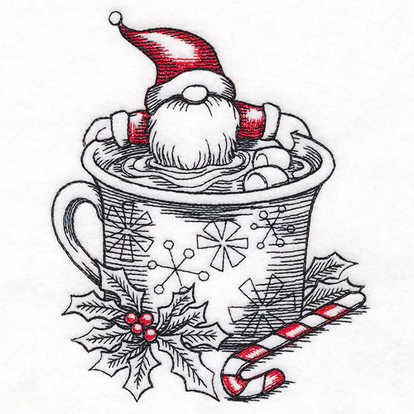 A Day at the Christmas Spa Hot Cocoa Gnome - Image 5