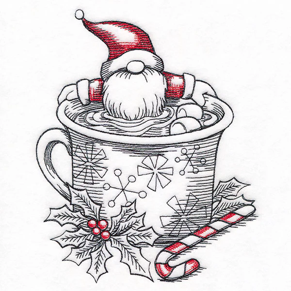 A Day at the Christmas Spa Hot Cocoa Gnome - Image 7