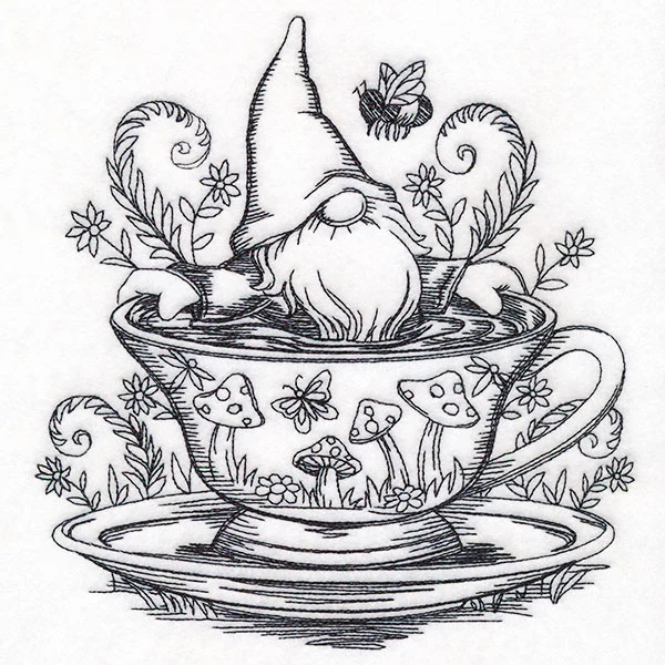 A Day at the Spa Teacup Gnome - Image 10