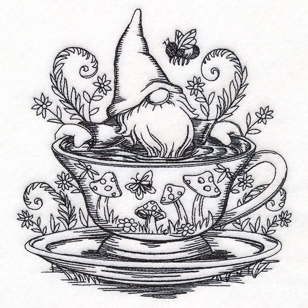 A Day at the Spa Teacup Gnome - Image 5