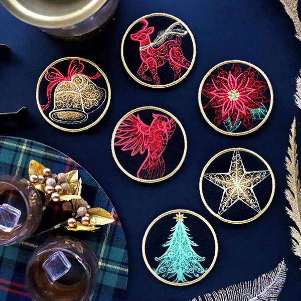 A Festive Flair Christmas Kitchen Set (In-the-Hoop) Design Pack - Image 11
