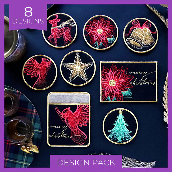 A Festive Flair Christmas Kitchen Set (In-the-Hoop) Design Pack - Image 12