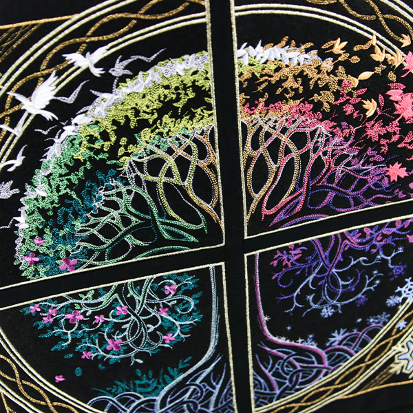 A Four Seasons Kaleidoscope Tree Design Pack - Image 3