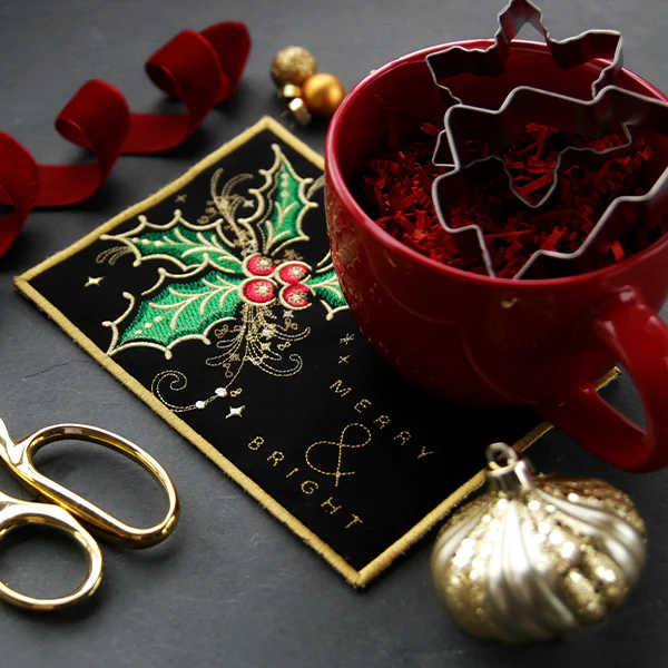 A Gilded Mirage Christmas Kitchen Set (In-the-Hoop) Design Pack - Image 4
