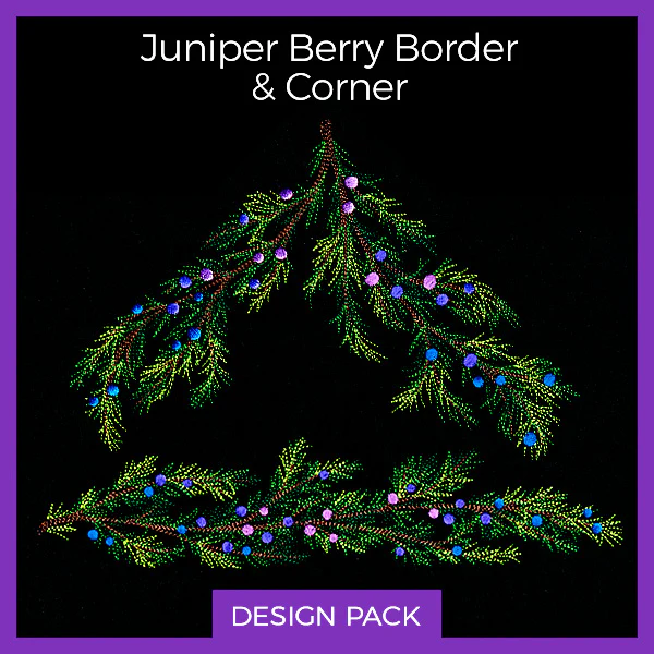 A Juniper Berry Border & Corner Design Pack - Image 5