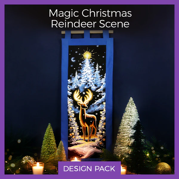 A Magic Christmas Reindeer Scene Design Pack - Image 3