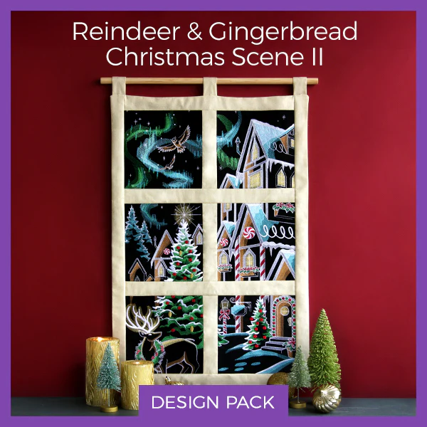 A Reindeer & Gingerbread Christmas Scene II Design Pack - Image 36