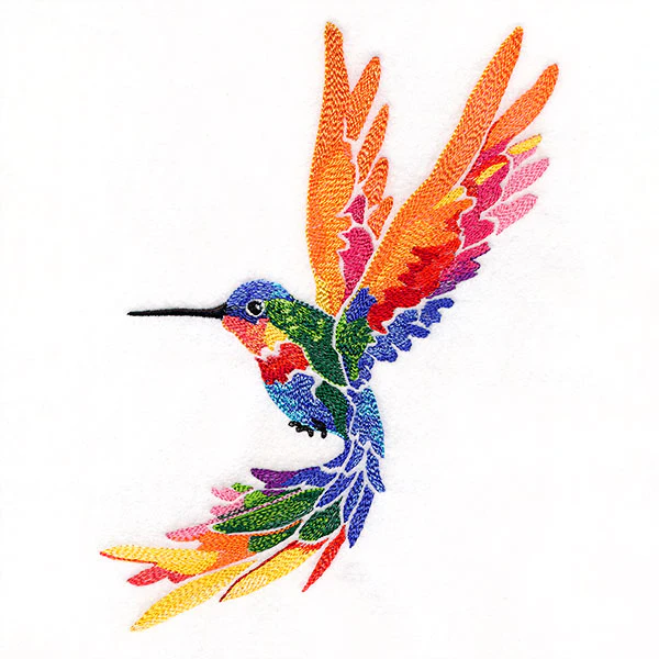A Splash of Color Rainbow Hummingbird - Image 3