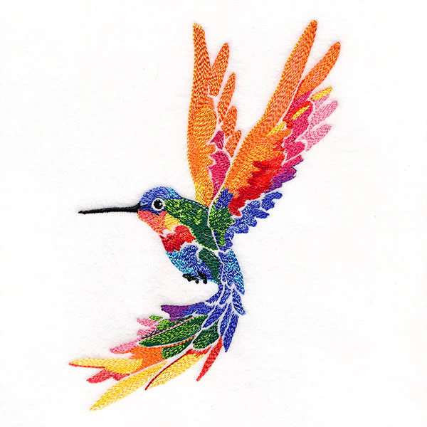A Splash of Color Rainbow Hummingbird - Image 5