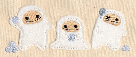 Abominable Snowball Fight (Applique) - Image 2