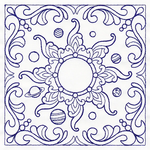Around the Sun Quilting Square - Image 3