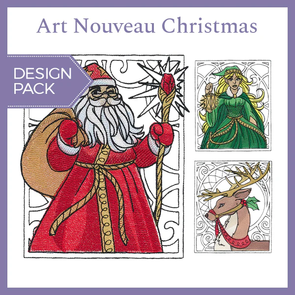 Art Nouveau Christmas (Design Pack) - Image 5