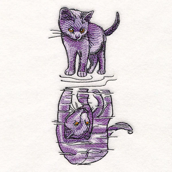 Aspirational Black Cat to Panther Reflection - Image 2