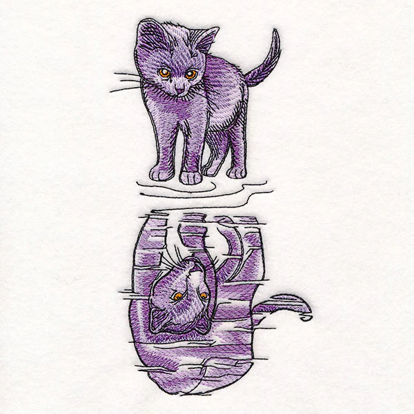 Aspirational Black Cat to Panther Reflection - Image 3