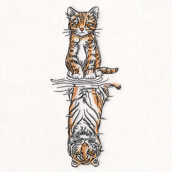 Aspirational Tabby to Tiger Reflection - Image 3