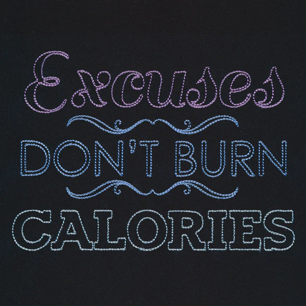Athleisure - Excuses Don't Burn Calories - Image 4