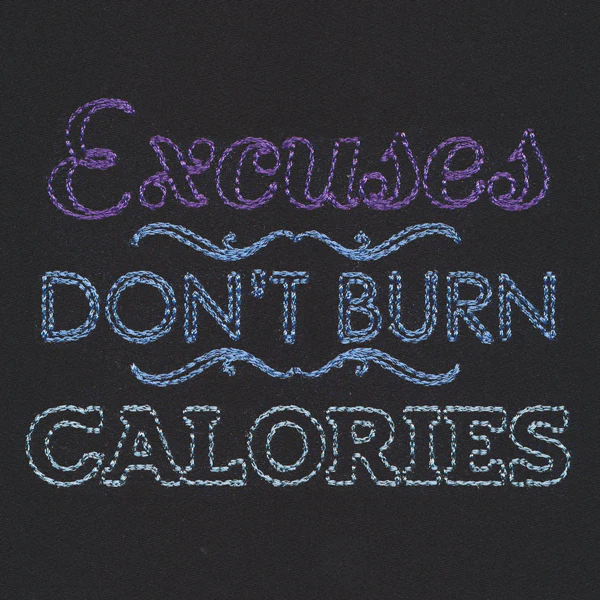 Athleisure - Excuses Don't Burn Calories - Image 5