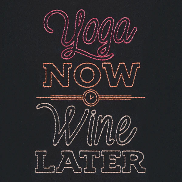 Athleisure - Yoga Now Wine Later - Image 3