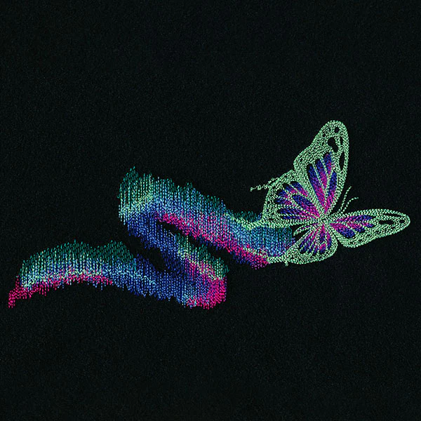 Aurora Borealis Butterfly Border - Image 2