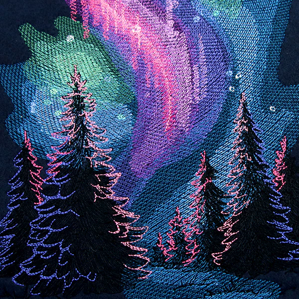 Aurora Borealis Forest - Image 4