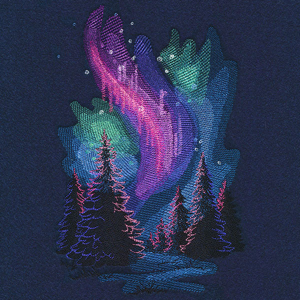 Aurora Borealis Forest - Image 9