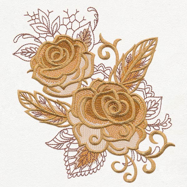 Autumn Baroque - Roses and Feathers - Image 2