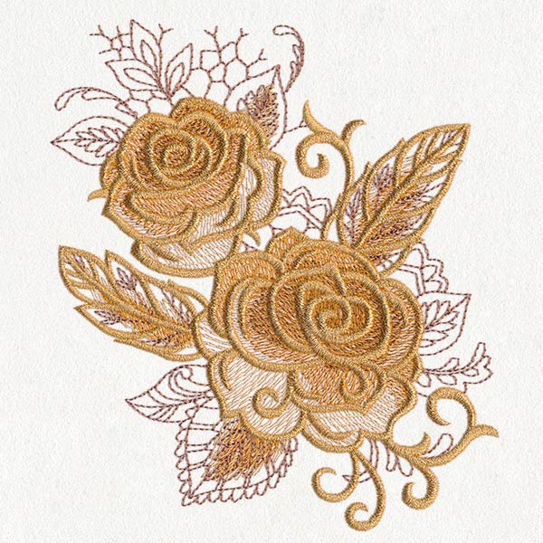 Autumn Baroque - Roses and Feathers - Image 4