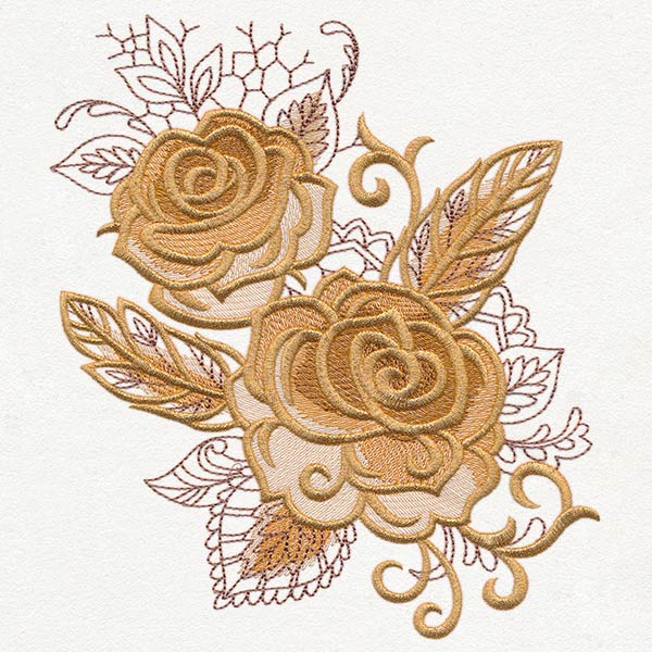 Autumn Baroque - Roses and Feathers - Image 6