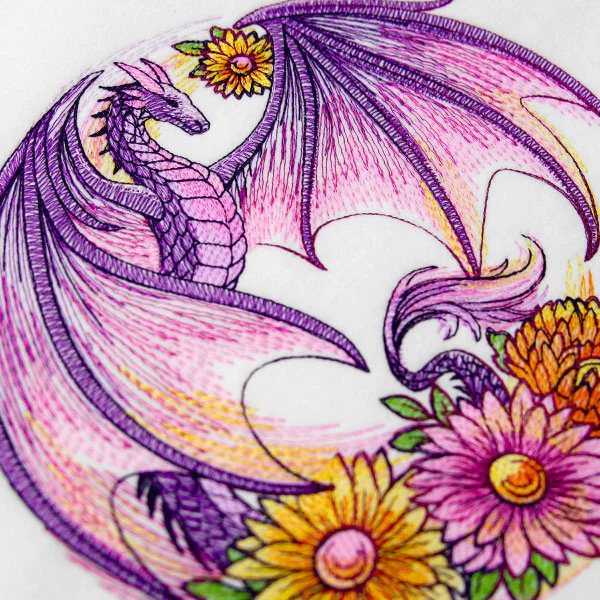 Autumn Flight of Flowers Dragon Wreath - Image 10