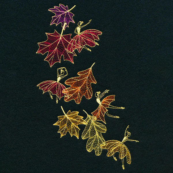 Autumn Leaves Ballerinas Cascade - Image 4