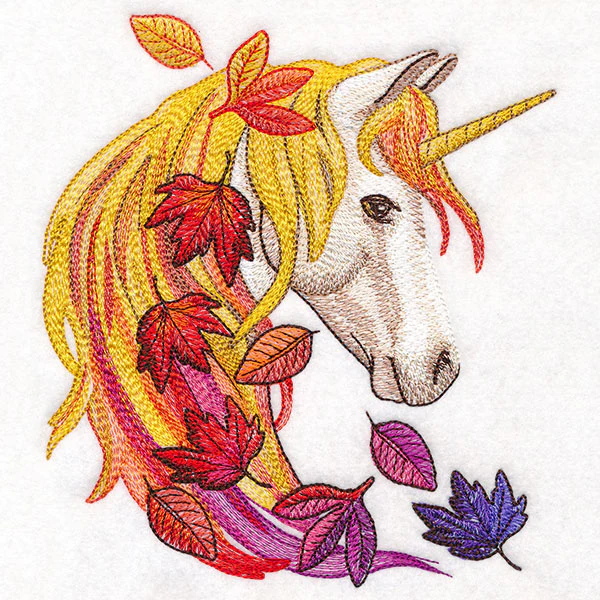 Autumn Leaves Unicorn - Image 2