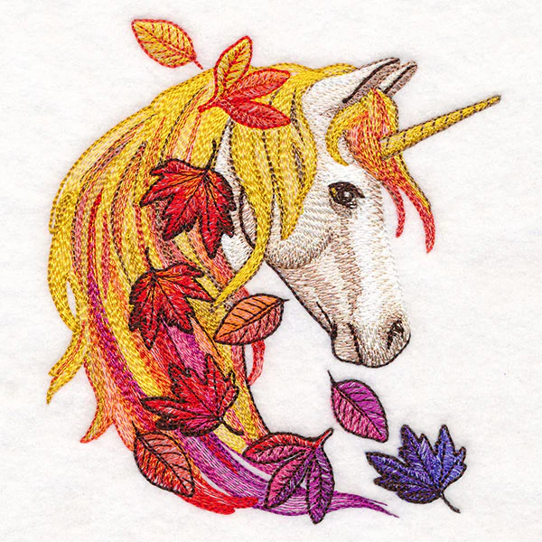 Autumn Leaves Unicorn - Image 3