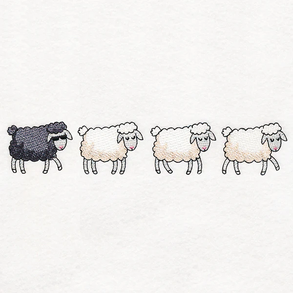 Bah Bah Black Sheep Border - Image 2