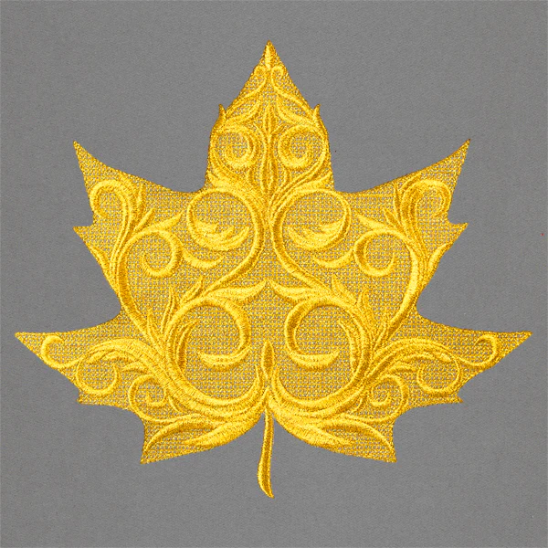 Baroque Maple Leaf (Embossed)