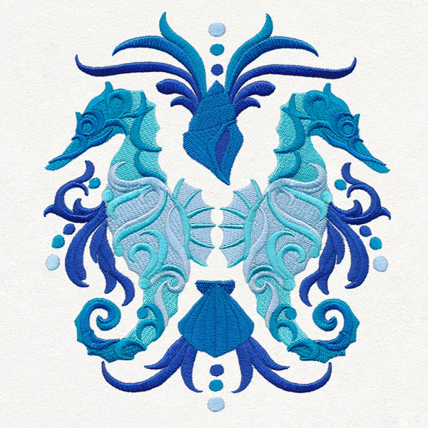 Baroque Seas - Seahorse Crest - Image 2