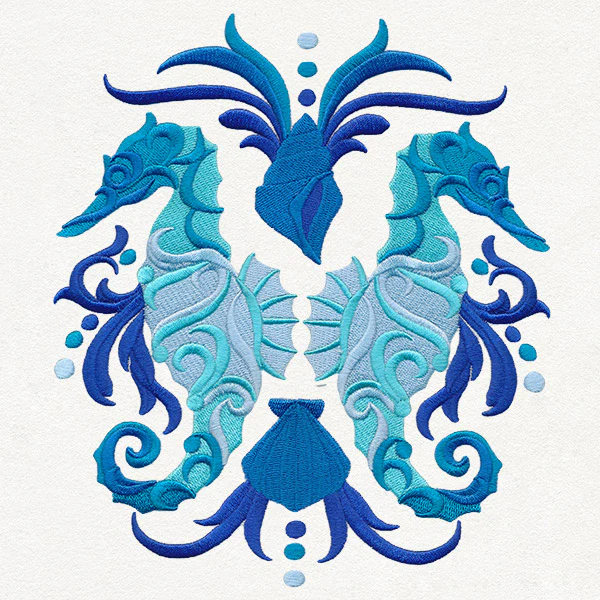 Baroque Seas - Seahorse Crest - Image 5