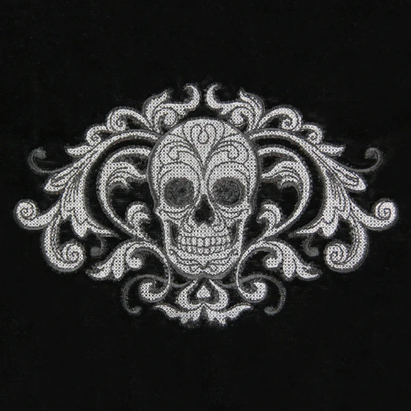 Baroque Skull Crest (Embossed) - Image 4