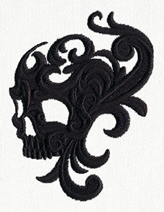 Baroque Swirl Skull - Image 3