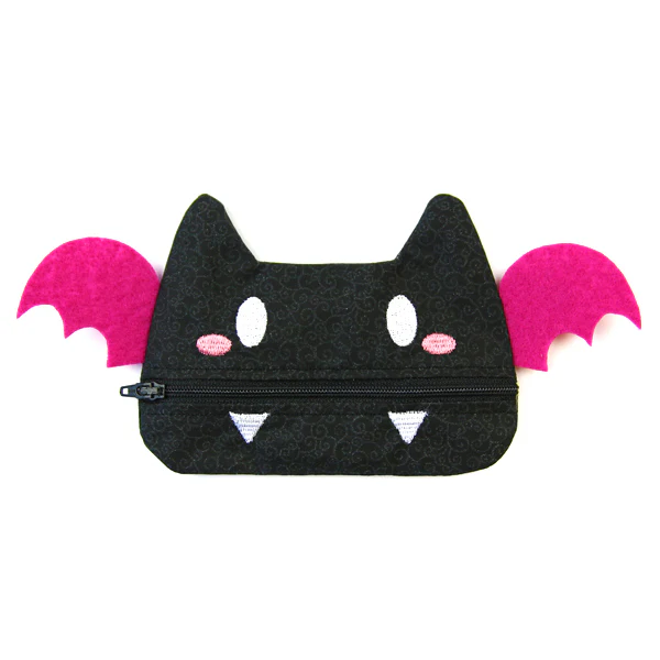 Batty Halloween Zipper Pouch (In-the-Hoop) - Image 2