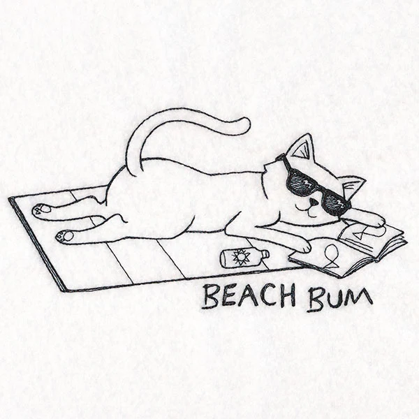 Beach Bum Cat - Image 3