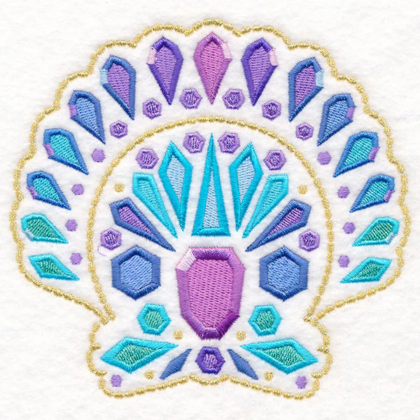 Bejeweled Fan Shell - Image 5
