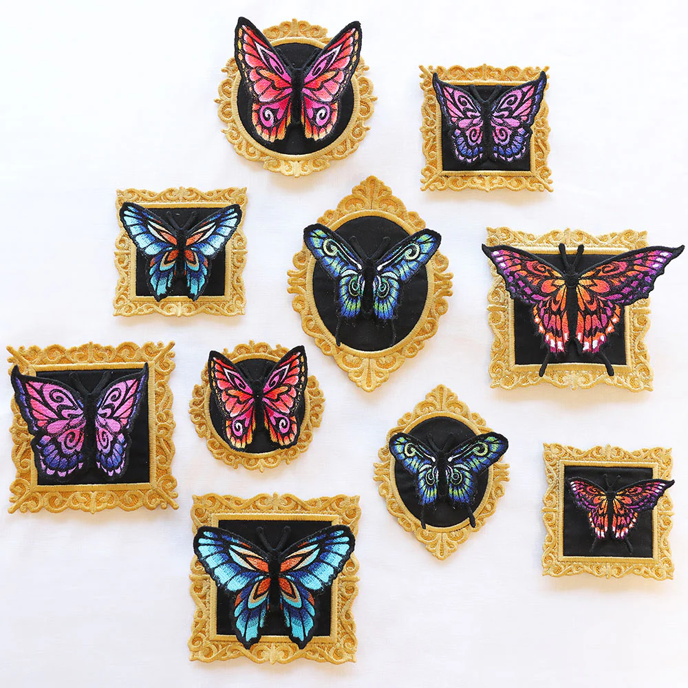 Blank Lace Edge Frame Coasters (In-the-Hoop) Design Pack - Image 5