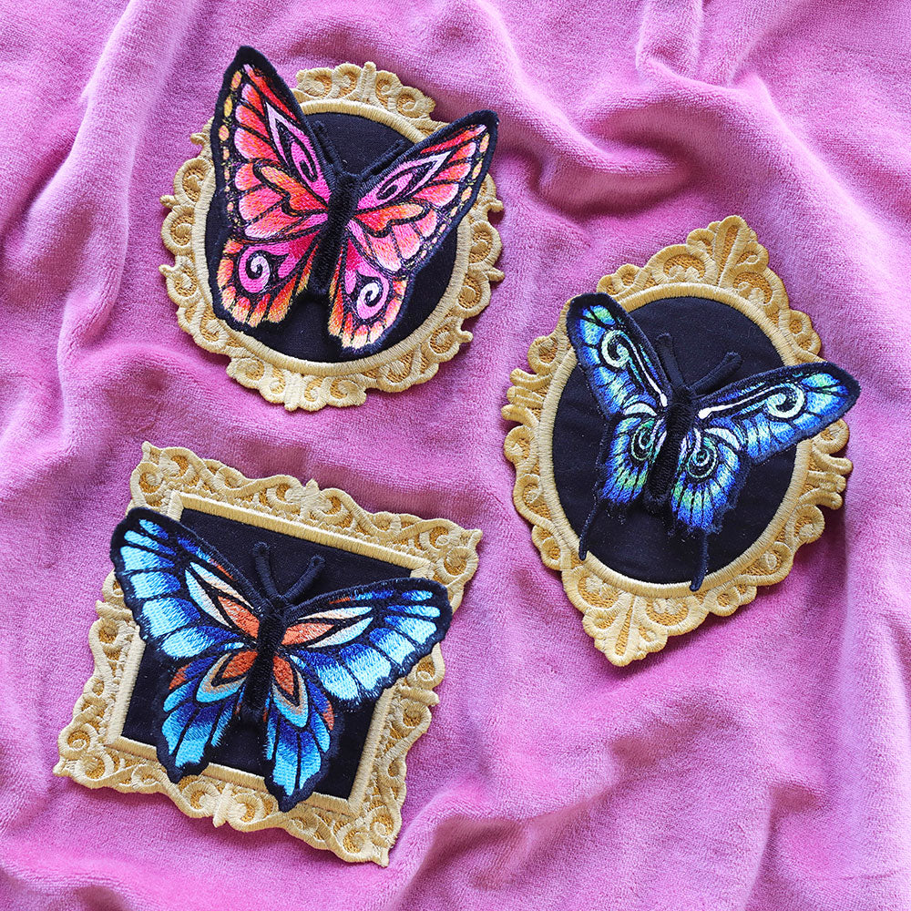 Blank Lace Edge Frame Coasters (In-the-Hoop) Design Pack - Image 6