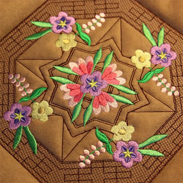 Blooming Desert Trapunto Mandala - Image 8