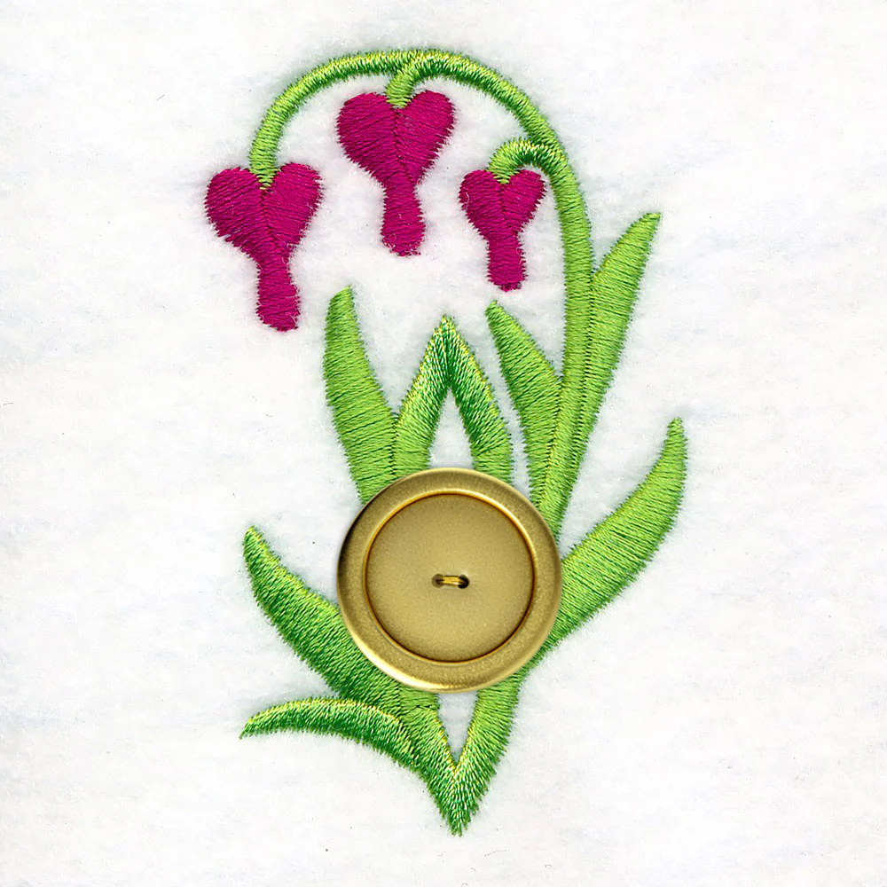 Blooming Garden Buttonhole - Bleeding Heart - Image 3