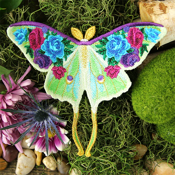 Blooming Luna Moth (Freestanding) - Image 7